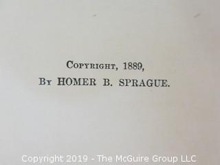 Book Title: "The Merchant of Venice"; 1889, by Homer Sprague