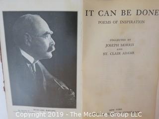 Book Title: "It Can Be Done: Poems of Inspiration" collected by Morris and Adams