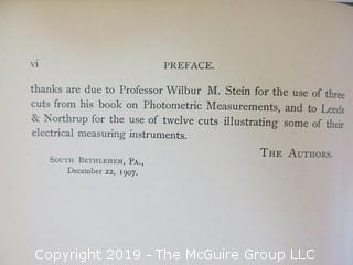 Academic Book Title: "Practical Physics" by Franklin, Crawford and Macnutt; 1919; pub by Franklin and Co. 