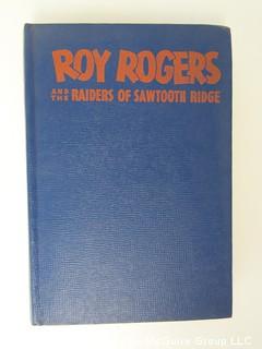 Book Title: "Roy Rogers and the Raiders of Sawtoothe Ridge"; by Snowden M iller, 1946, published by Whitman