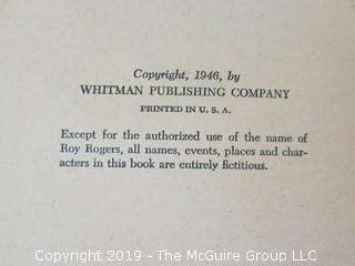 Book Title: "Roy Rogers and the Raiders of Sawtoothe Ridge"; by Snowden M iller, 1946, published by Whitman