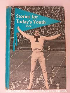 Book Title: "Stories For Today's Youth" by Milton Schleyen; Book 1; 1965 Edition; 