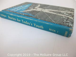 Book Title: "Stories For Today's Youth" by Milton Schleyen; Book 1; 1965 Edition; 