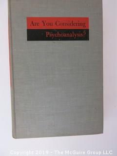 Academic Book Title: "Are You Considering Psychoanalysis" by Horney; copyright 1946; pub by Norton and Co.