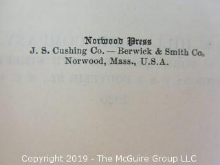 Academic Book Title: "Railroad Curves and Earthworks" by Allen; Sixth Edition; 1920; McGraw-Hill