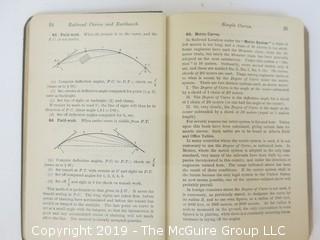 Academic Book Title: "Railroad Curves and Earthworks" by Allen; Sixth Edition; 1920; McGraw-Hill