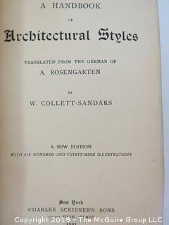 Book Title: "A Handbook of Architectural Styles with Illustrations" by W. Collett-Sanders; 1881