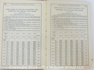 Academic Book Title: "Southern Yellow Pine: A Manual of Standard Wood Construction" by Southern Pine Association; 1920 