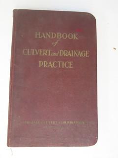 Academic Book Title: Handbook of Culvert and Drainage Practice; 1930; pub by Virginia Culvert Corp 