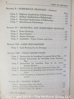 Academic Book Title: Handbook of Culvert and Drainage Practice; 1930; pub by Virginia Culvert Corp 