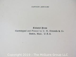 Book Title:"Captain January" by Laura Richards; 1902; pub by Dana Estes and Co.