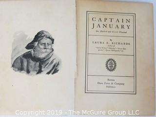 Book Title:"Captain January" by Laura Richards; 1902; pub by Dana Estes and Co.