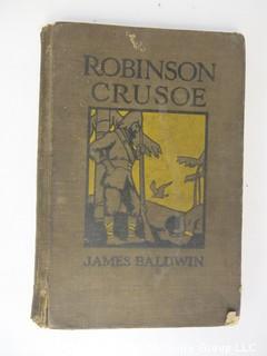 Book Title: "Robinson Crusoe" by James Baldwin; American Book Co.; 1905