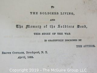 Civil War Book: "Rose Mather: A Tale" by Mrs. Mary J. Holmes; 1868; published by G.W. Carleton and Co.