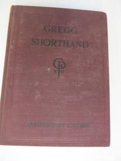 Academic Book Title: "Gregg Shorthand: A light-Line Phonography For The Million" by John Robert Gregg; 1929 