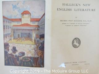 Book Title: "Halleck's New English Lierature"; 1913 