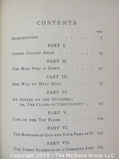 Book Title:"Stones Rolled Away" by Henry Drummond; 1899; James Pott and Co.  