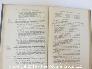 Academic Book Title: "Handbook of Composition" by Edwin C. Wooley; 1920; D.C. Heath and Co.