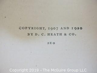 Academic Book Title: "Handbook of Composition" by Edwin C. Wooley; 1920; D.C. Heath and Co.