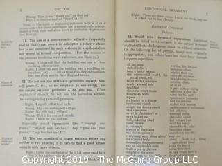 Academic Book Title: "Handbook of Composition" by Edwin C. Wooley; 1920; D.C. Heath and Co.