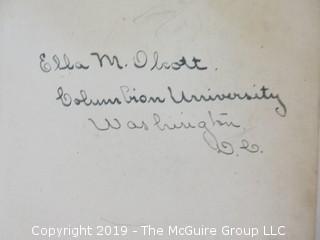 Academic Book Title: "College Algebra for the use of Academies, Colleges and Scientific Schools" by Bowser; Seventh Edition; 1896; pub by D.C. Heath and Co.