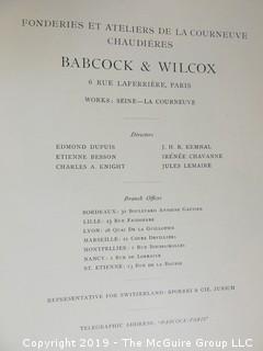 Academic Book Title: "Steam: It's Generation and Use" pub by The Babcock and Wilcox Co.; 1920 