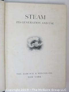 Academic Book Title: "Steam: It's Generation and Use" pub by The Babcock and Wilcox Co.; 1920 