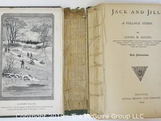 Book Title: "Jack and Jill" by Louisa M. Alcott; 1880; pub by Little, Brown and Co. 