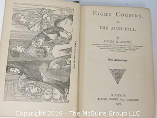 Book Title: "Eight Cousins" by Louisa M. Alcott; published by Little, Brown and Co.; 1902 