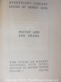 Book Title: "The poems and plays of Robert Browning: 1844-1864