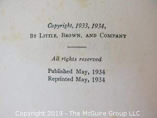 Book Title: "The Flying U Strikes" by B. M. Bower; 1934; Little, Brown and Co.