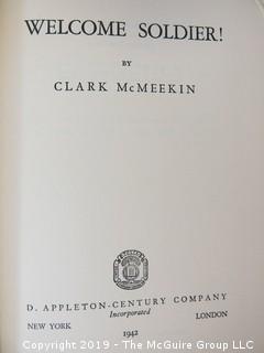 Book Title: "Welcome Soldier" by Clarke McKeekin; 1942; D. Appleton-Century Co. 