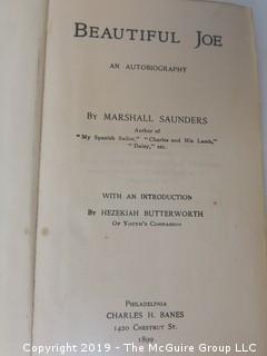 Religous Book: "Beautiful Joe", an autobiography; 1893; pub by The American Baptist Society