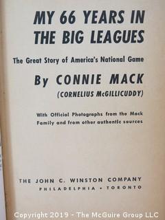 Book Title: "My 66 Years in the Big Leagues" by Connie Mack; 1950; The John C. Winston Co.