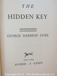 Book Title: "The Hidden Key" by George Harmon Coxe; 1963; Alfred A. Knopf