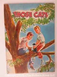 Children's Book: "Those Cats" by Virginia Cunningham; 1947; Whitman Publishing