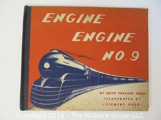 Children's Book: "Engine, Engine #9" by Edith Thatcher Hurd; 1944