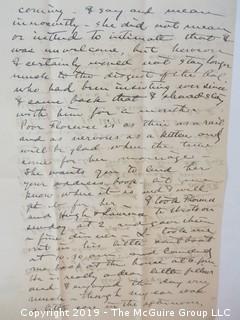 Old Paper: Collection of 1902 letters sent by Mr. Lorenzo Semple, Esq. (Member of the NY Law Firm Coudert Bros.) to his wife, from Switzerland and France  