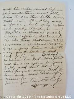 Old Paper: Collection of 1902 letters sent by Mr. Lorenzo Semple, Esq. (Member of the NY Law Firm Coudert Bros.) to his wife, from Switzerland and France  