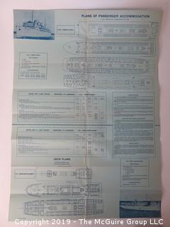 Old Paper: "Plans For Passenger Accomodations - North Star" 