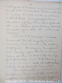 Old Paper: A handwritten short story titled: "A Trick of Fortune", author unknown, Glencarlyn, VA