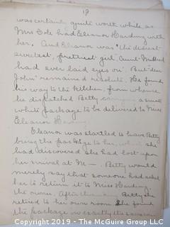 Old Paper: A handwritten short story titled: "A Trick of Fortune", author unknown, Glencarlyn, VA