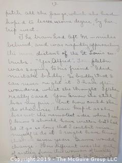 Old Paper: A handwritten short story titled: "A Trick of Fortune", author unknown, Glencarlyn, VA