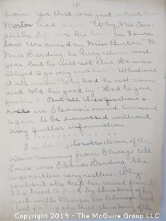 Old Paper: A handwritten short story titled: "A Trick of Fortune", author unknown, Glencarlyn, VA