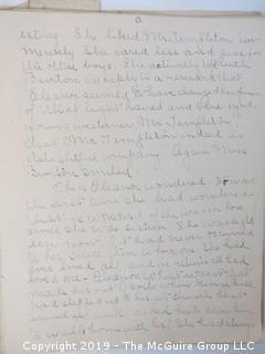 Old Paper: A handwritten short story titled: "A Trick of Fortune", author unknown, Glencarlyn, VA