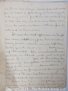 Old Paper: A handwritten short story titled: "A Trick of Fortune", author unknown, Glencarlyn, VA