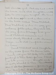 Old Paper: A handwritten short story titled: "A Trick of Fortune", author unknown, Glencarlyn, VA