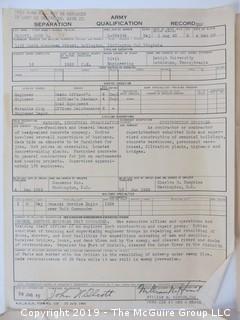 Old Paper: Collection including US military memorabilia of WW II