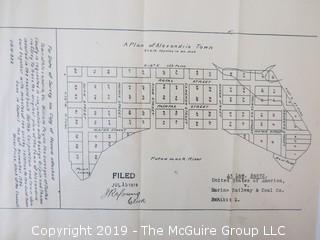 Old Paper: Collection of Maps of Alexandria, VA; circa 1919