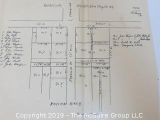 Old Paper: Collection of Maps of Alexandria, VA; circa 1919